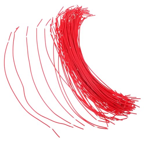 Gatuida 100 Stück Drahtverbindungsleitung Schaltungsverbindung Grundschule Wissenschaftsexperiment Kabel Elektrizität Demo Lehrdraht Kabel Niedrige Elektrische Spannung Isoliert von Gatuida