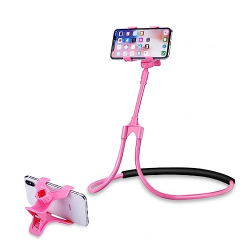 Gatuida 1Pc Neck Phone Stand Flexible Hanging Mount Lazy Bracket Your Neck Handyhalter Mobile Holder Handyständer Neck Cell Phone Holder Neck Phone Holder Cell Pink Gatuida 1Pc Neck Phone Stand Flexible Hanging Mount Lazy Bracket Your Neck Handyhalter Mobile Holder Handyständer Neck Cell Phone Holder Neck Phone Holder Cell Pink von Gatuida