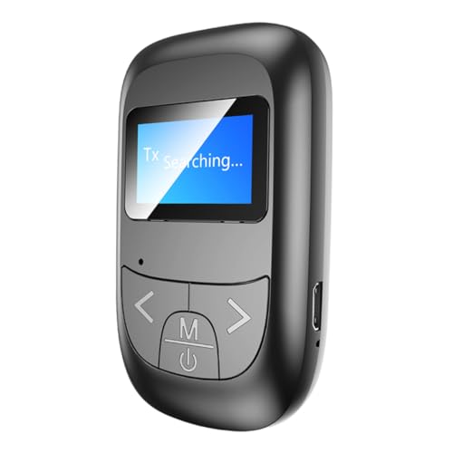 Gatuida 1Stk 50-Audioadapter Quick Connect Wireless Transmitter Wireless-5.0-Adapter mit klarem Bildschirm 5.0 Audio-Sender-Empfänger Stereo-Receiver Sender für Auto Monitor Abs Gatuida 1Stk 50-Audioadapter Quick Connect Wireless Transmitter Wireless-5.0-Adapter mit klarem Bildschirm 5.0 Audio-Sender-Empfänger Stereo-Receiver Sender für Auto Monitor Abs von Gatuida