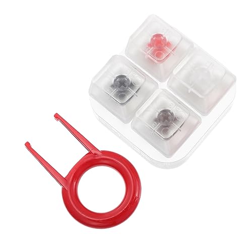 Gatuida 1stk Achstester Klare Tastenkappen Mechanische Tastaturen Umgerüstet Sampler Tastenkappenabzieher Und O-Ringe Tastaturtest-Tool Clear Keycaps Sampler Tester Kirsche Klaviatur Abs von Gatuida