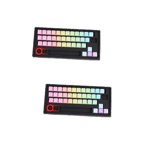 Gatuida 2 Sätze Tastenkappe Mechanische Tastatur Computertastaturen Tastaturschutz Gaming-Tastatur Mechanisch Tastatur Wechseln Computer Tastatur Einzigartige Tastaturkappen Pbt Haushalt von Gatuida