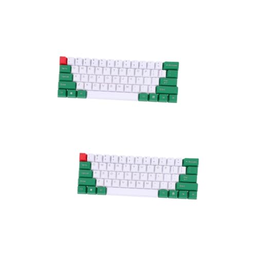 Gatuida 2 Sätze Tastenkappe dekorative Schlüsselkappe Tastatur für Computer Bürodekoration Tastatur bunt Office-Tastatur Tastatur zubehör mechanische Tastaturtaste Klaviatur schmücken pbt von Gatuida