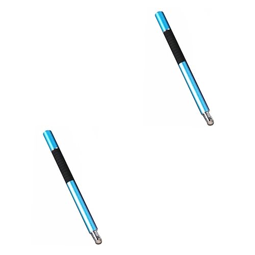 Gatuida 2 Stück 2 1 Eingabestift Touchscreen-Stift universal Pen schreibkladde geschierspülertabs faserstift capacitive Stylus Pen Crayon Drawing Pen Handschrift Kapazitiver Stift Tuch von Gatuida