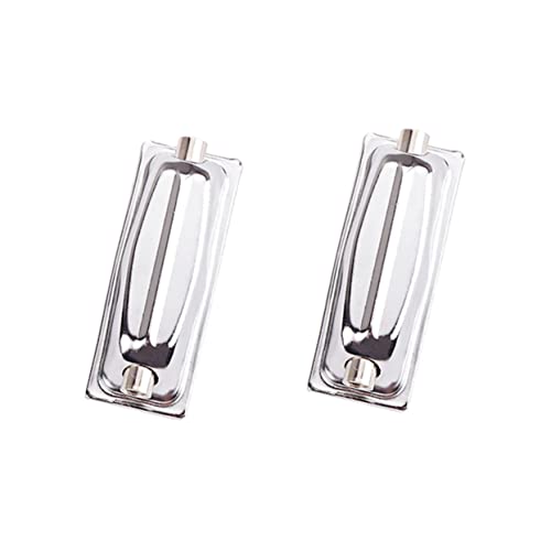 Gatuida 2 Stück Schlangentrommel Snare-drum-hooks Stollen Schlagzeug Teile Ende Zubehör Snare-drum-böckchen Schleppen Trommelanschluss Schlinge Haken Trommelanschlüsse Silver Eisen von Gatuida