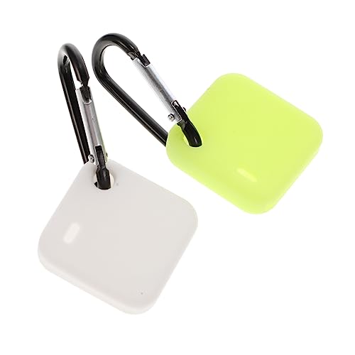 Gatuida 2 Stück -Trackerschutzfall Tracker Schale Tracker Zubehör Anti-Verlust Zubehör Schild Stichworte schützend Tile Tracker-Abdeckung Tile Mate-Fall Kieselgel Green von Gatuida