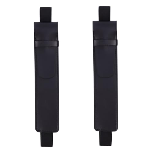 Gatuida 2 Tablet Stylus Case Universelles Stiftetui Pencil case Black schwarzes federmäppchen Tablet-Stift Stifthülle aus Leder Stifthalter abnehmbare Ärmel Stylus-Aufbewahrungstasche von Gatuida