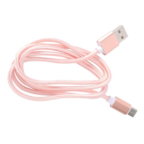 2 Stück USB-magnetkabel-ladegerät 1 M Länge 2 1 A Schnelllade- -licht-Adapter Nylon Geflochten Für Roségold 2 Stück USB-magnetkabel-ladegerät 1 M Länge 2 1 A Schnelllade- -licht-Adapter Nylon Geflochten Für Roségold von Gatuida