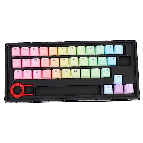 Gatuida 3 Sätze Tastenkappe Mechanische Tastatur Tastaturschutz Tastaturzubehör Gaming-Tastatur Mechanisch Computertastaturen Computer Tastatur Tastatur-dekor Wort Durch Pbt von Gatuida