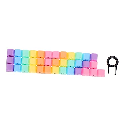 Gatuida 3 Sätze Tastenkappe Tastaturzubehör Ornament-Sets Pudding Keycaps Keyset Tastaturschutz Tastatur Wechseln Sortierte Farbe Computertastaturen Tastatur Bunt Klaviatur Schutzfilm Abs von Gatuida