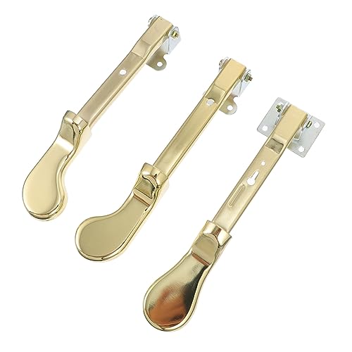 Gatuida 3 Stck. Piano-Pedal Zubehör für Klavier Stand Klavierparts Pedale Klavierstimmen Klavierpedal Klavierfußpedal Metall Golden von Gatuida
