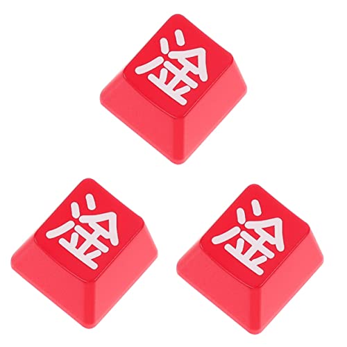 Gatuida 3-teiliges Tastenkappen-Set Ersatz-tastenkappen Für Gaming-Tastatur Gravierter Prozess Robustes Abs-Material von Gatuida