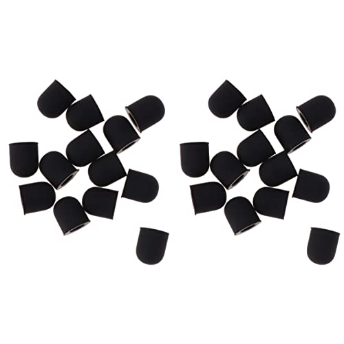 Gatuida 30 x Ersatz-Spitzen für Eingabestifte aus Gummi, 6 mm - Stylus Pen Replacement Tips - Stifte - Schwarz, 2 Stück - Smartphone, Tablet Gatuida 30 x Ersatz-Spitzen für Eingabestifte aus Gummi, 6 mm - Stylus Pen Replacement Tips - Stifte - Schwarz, 2 Stück - Smartphone, Tablet von Gatuida
