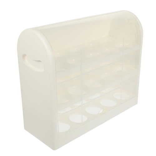 Gatuida 3St Aufbewahrungsbox für Eier Kunststoffschalen Eierschale für zu Hause Multi-Grid-Eierhalter Eierhaltergestell Mit Deckel Veranstalter Eierplatte Container Eierständer pp von Gatuida