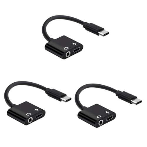 Gatuida 3st Telefon-Headset Kopfhöreradapter Gib c An Aux Telefon Kopfhörer Adapter Spender USB von Gatuida