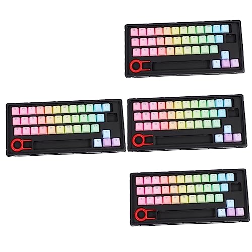 Gatuida 4 Sätze Tastenkappe Gaming-Tastatur Mechanisch Tastaturschutz Computertastaturen Mechanische Tastatur Computer Tastatur Tastatur-dekor Tastatur Versorgung Schmücken Klaviatur Pbt von Gatuida