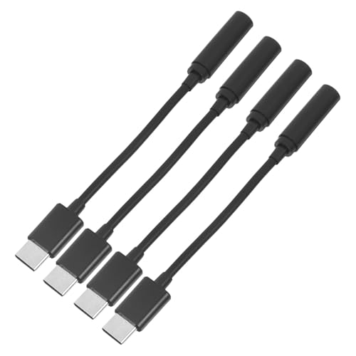 Gatuida 4 Stück Typec -Audioadapterkabel c Adapter USB Jack -C-Kopfhörer Geben Sie c an die Audiobuchse EIN Ohrhörer-Adapter Ladekopfhöreradapter Ladewandler ABS-Schale Schwarz Gatuida 4 Stück Typec -Audioadapterkabel c Adapter USB Jack -C-Kopfhörer Geben Sie c an die Audiobuchse EIN Ohrhörer-Adapter Ladekopfhöreradapter Ladewandler ABS-Schale Schwarz von Gatuida