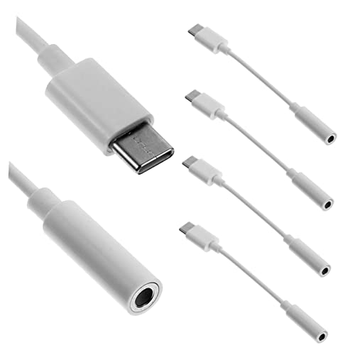 Gatuida 4 Stück Typec -audioadapterkabel Audio-klinkenadapter Kopfhöreradapter c USB c Zu Kopfhöreranschluss USB Auf Aux c Kopfhörer -c-kopfhörerkonverter Jack Weiß Abs-Schale Gatuida 4 Stück Typec -audioadapterkabel Audio-klinkenadapter Kopfhöreradapter c USB c Zu Kopfhöreranschluss USB Auf Aux c Kopfhörer -c-kopfhörerkonverter Jack Weiß Abs-Schale von Gatuida
