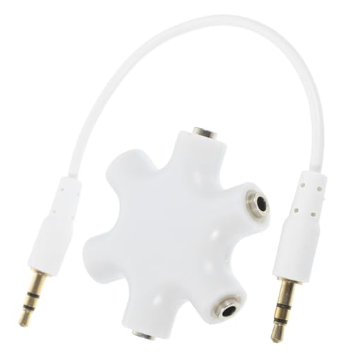 Gatuida 5 Kopfhörer-Splitter Jack Audio- Stecker Kabel sound mixer stamdmixer audio verteiler reisemixer headphone splitter audio splitter stoßverbinder Kopfhörersplitter von Gatuida