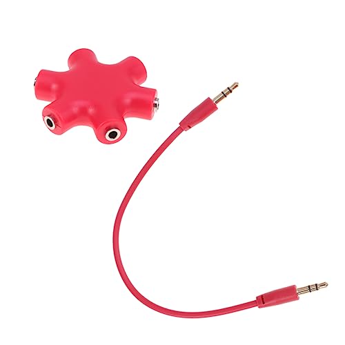 Gatuida 5 Kopfhörer-Splitter Kopfhörersplitter Audio-Splitter- Kopfhörer -Jack -Splitter Rot Gatuida 5 Kopfhörer-Splitter Kopfhörersplitter Audio-Splitter- Kopfhörer -Jack -Splitter Rot von Gatuida
