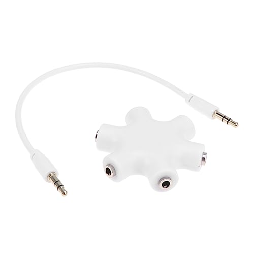 Gatuida 5 Kopfhörer-Splitter Kopfhörersplitter Kabel Adapter-Splitter Stecker Jack Weiblicher Audio-anschlussadapter Stereo-Audio Stoßverbinder Audio-Splitter- Weiß Gatuida 5 Kopfhörer-Splitter Kopfhörersplitter Kabel Adapter-Splitter Stecker Jack Weiblicher Audio-anschlussadapter Stereo-Audio Stoßverbinder Audio-Splitter- Weiß von Gatuida