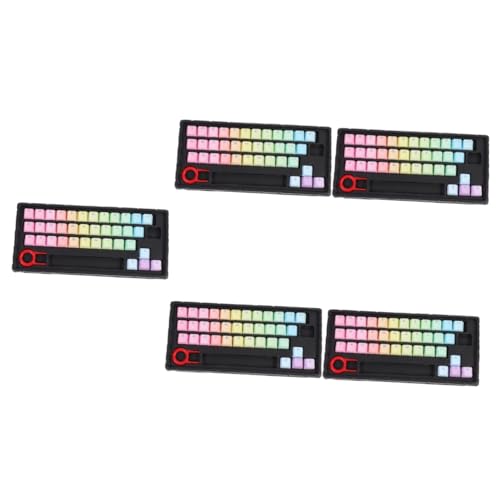 Gatuida 5 Sätze Tastenkappe Computertastaturen Gaming-Tastatur Mechanisch Tastaturzubehör Mechanische Tastatur Tastaturschutz Computer Tastatur Tastatur-dekor Schmücken Haushalt Pbt von Gatuida