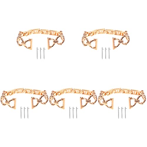 Gatuida 5 Stücke Uhrenarmband Kette Stilvolle Armbänder Bands Zinklegierung Armband Riemen Frauen Smartwatch Band Kompatibel Für Watch4/5 Für Frauen Mädchen von Gatuida
