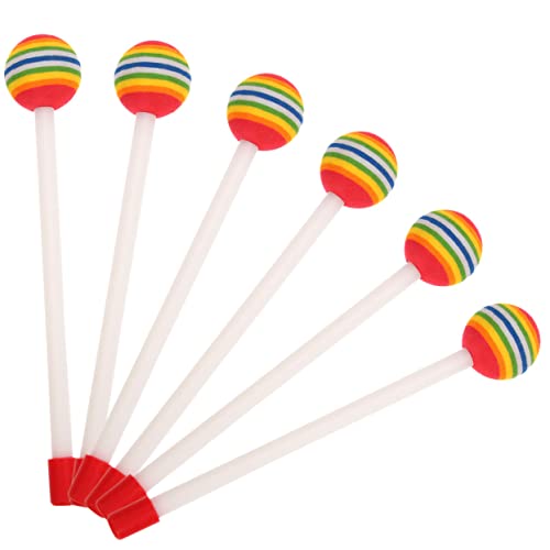 Gatuida 6 Stück Hammermusikspielzeug Instrumente Trommelschläger Schaum Lutscher Stöcke Schlagzeug Mallets Percussion Musik Drumstick Für Anfänger Kunststoff-fasszubehör Plastik Gatuida 6 Stück Hammermusikspielzeug Instrumente Trommelschläger Schaum Lutscher Stöcke Schlagzeug Mallets Percussion Musik Drumstick Für Anfänger Kunststoff-fasszubehör Plastik von Gatuida