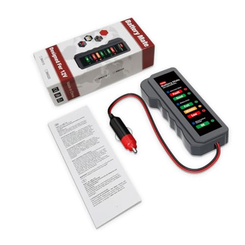 Gatuida Batterietester Für Autobatteriedetektor Batterieanalysator Batteriemonitor Batteriemessgerät von Gatuida