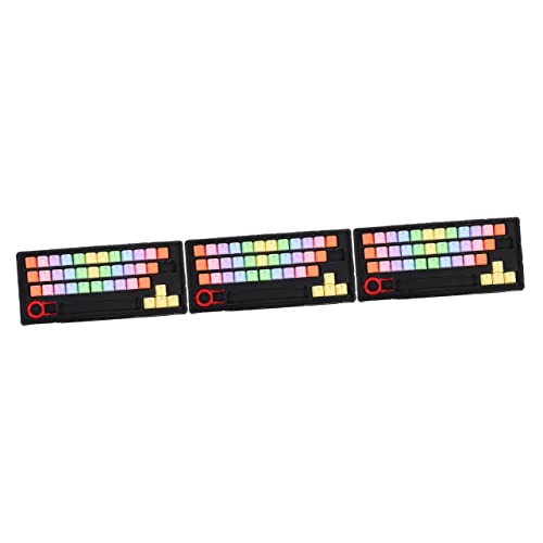 Gatuida Farbige Tastatur Tastaturschutz 3 Sätze Tastenkappe Tastatur Pudding Keycaps Keyset Ornament-sets Schutzfilm Fortschrittlich Pbt Computertastaturen Pudding-Tastenkappen Gatuida Farbige Tastatur Tastaturschutz 3 Sätze Tastenkappe Tastatur Pudding Keycaps Keyset Ornament-sets Schutzfilm Fortschrittlich Pbt Computertastaturen Pudding-Tastenkappen von Gatuida