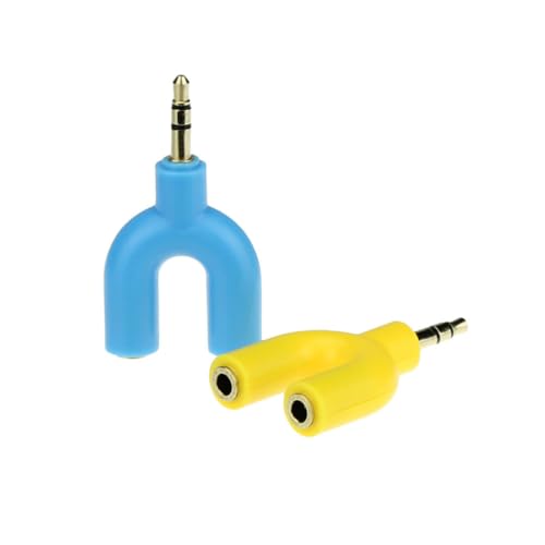 Gatuida Kopfhöreradapter Splitter Für Verlängerungskabel Audio-Splitter-anschluss Für Mehrere Kopfhörer Multi-kopfhörer-Splitter Headset-Splitter Kopfhörersplitter Audio-Adapter Stereo von Gatuida