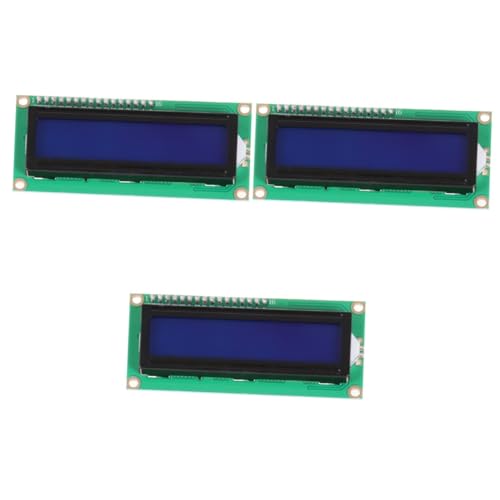 Gatuida Modul 3St LCD-Modulanzeige kompatibel für Mega R3 Flüssigkristallmodul elektronisches Bauteil Flüssigkristallanzeige LCD Bildschirm 1602a serielles LCD-Modul Charakter i2c Sdcard von Gatuida