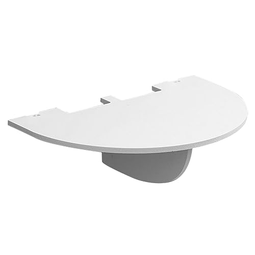 Gatuida Montieren Wand Lagerung Montiert Tv-projektor Handyhalterung Fernseher Halterung Regalhalterung Router Standregal Lautsprecherständer Beamer Halterung Kabel Halter Weiß Hölzern von Gatuida