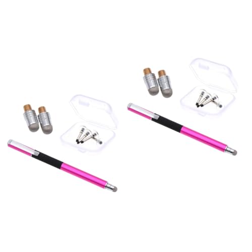 Gatuida 10 Stück Stylus-stifte Kapazitive Stylus-stifte Mit 2 Strickfaser-Spitzen 2 Silikon-disc-Spitzen von Gatuida