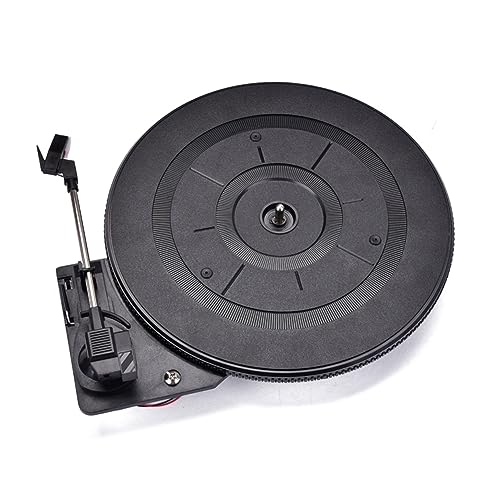 Gatuida Vintage mit Integriertem Vorverstärker Verstellbarem Gegengewicht Retro Vinyl Drehteller für Audio Video Zubehör für Entspannte Nachmittage Partys mit Freunden von Gatuida