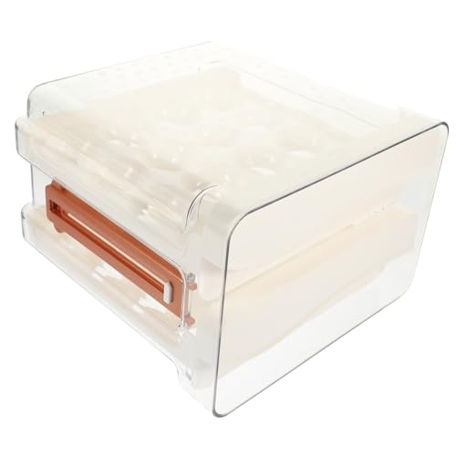 Sortierbox für Eier kühlschrank eierhalter egg holder for refrigerator Kücheneierablage Kühlschrank Eierständer Hund Container Eierplatte Eierregal Aufbewahrungskiste Plastik von Gatuida