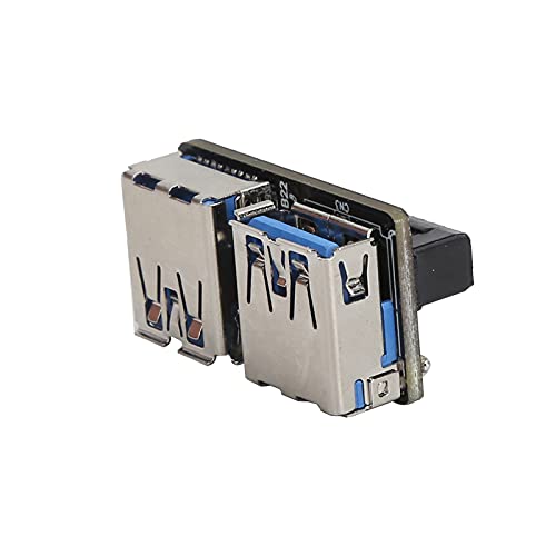 Motherboard Splitter, PCB 20 19 Pin Buchse Durable USB 3.0 Adapter für Heimwerker von Gatuxe