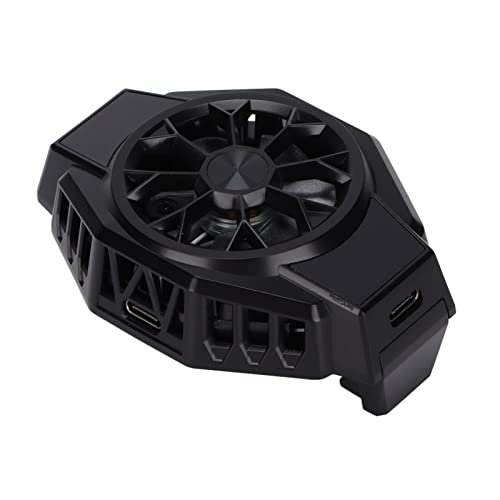 Typ C Gaming Phone Cooling Fan, High Speed ​​X9 Handy-Kühler RGB-Beleuchtungseffekt für Mobiltelefone mit einer Breite von 2,7 bis 3,5 Zoll von Gatuxe