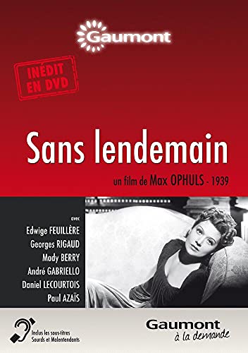 Sans lendemain [FR Import] von Gaumont
