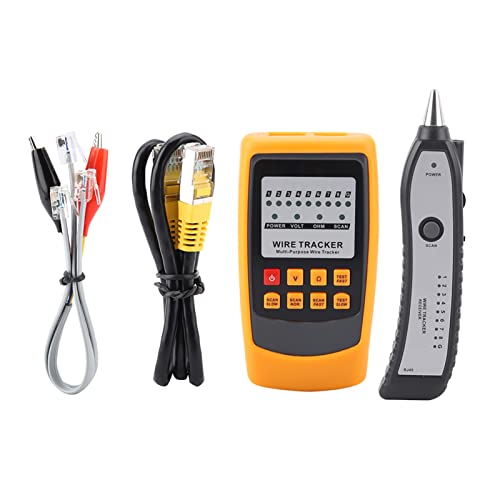 60 Handheld Network Cable Tester Line Finder Wire Tracker -Tool mit Taschenlampen -Ohrhörer -Unterstützung für Service -Techniker 60 Handheld Network Cable Tester Line Finder Wire Tracker -Tool mit Taschenlampen -Ohrhörer -Unterstützung für Service -Techniker von Gavigain