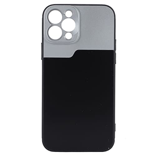 Gavigain Handytasche 12P, Handyhülle mit 17mm Linse Anti-Scratch Case Smartphone Rückseite Hülle für iPhone 12 Pro Schwarz von Gavigain
