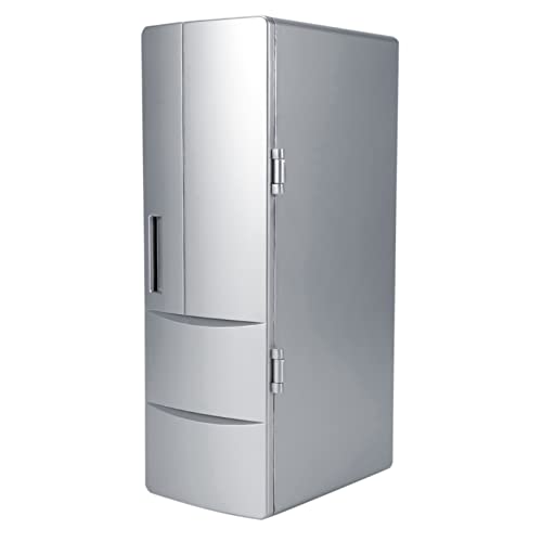 Mini-Kühlschrank, Tragbarer USB-Kühlschrank, Mini-Kühlschrank Mit Gefrierfach Für Snacks, Mittagessen, Getränke, Kosmetika, Schreibtisch, Heimbüro, Wohnheim, Kompakter Reise-Getränkekühler Und Wärmer Mini-Kühlschrank, Tragbarer USB-Kühlschrank, Mini-Kühlschrank Mit Gefrierfach Für Snacks, Mittagessen, Getränke, Kosmetika, Schreibtisch, Heimbüro, Wohnheim, Kompakter Reise-Getränkekühler Und Wärmer von Gavigain