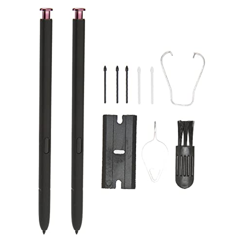 Smart Stylus 2 Smart Stylus Set mit 5 Spitzen Stylus Pen für S22 5G Smart Stylus mit fester Farbkappe Professioneller hochsensibler Stylus Pen (violett) von Gavigain
