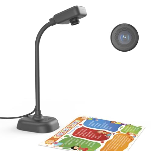 Gawervan Dokumentenkamera für Lehrer und Klassenzimmer, USB-Webcam/Doc-Kamera, integriertes Mikrofon, Mac OS, Windows, Chromebook, kompatibel für Live-Demo, Webkonferenzen, Fernunterricht, Gawervan Dokumentenkamera für Lehrer und Klassenzimmer, USB-Webcam/Doc-Kamera, integriertes Mikrofon, Mac OS, Windows, Chromebook, kompatibel für Live-Demo, Webkonferenzen, Fernunterricht, von Gawervan
