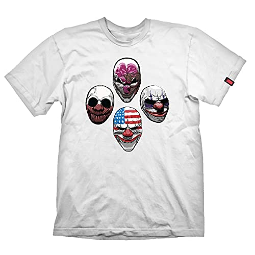 Payday 2 T-Shirt "The Four" White Size XXL von Gaya Entertainment