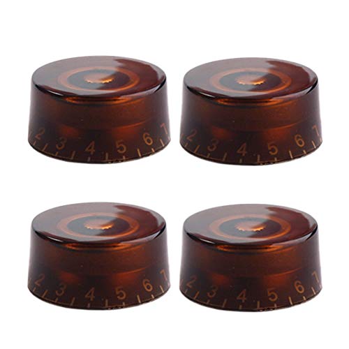 4 x Potiknopf Potiknöpfe Kontrolle Knopf Volumen Tone Knob für Lp Sg E-Gitarre 4 x Potiknopf Potiknöpfe Kontrolle Knopf Volumen Tone Knob für Lp Sg E-Gitarre von Gazechimp