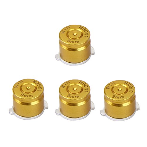 Gazechimp 4 X Joystick Aluminium Metall-Kugel Tasten Buttons Für PS3 / PS4 Controller Golde Set Gazechimp 4 X Joystick Aluminium Metall-Kugel Tasten Buttons Für PS3 / PS4 Controller Golde Set von Gazechimp