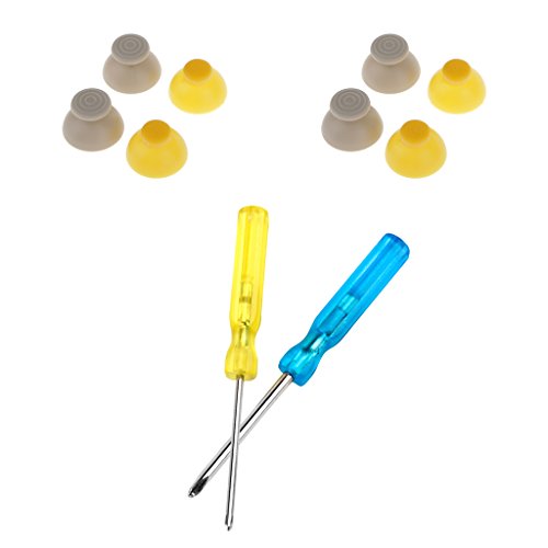 Gazechimp 8 x Schutz Zubehör Kappen mit Schraubenzieher Für Nintendo Gamecube Controller Gazechimp 8 x Schutz Zubehör Kappen mit Schraubenzieher Für Nintendo Gamecube Controller von Gazechimp