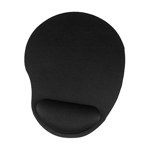 Gazechimp Ergonomisches Computer Mouse Pad Mauspad Handauflage Mousepad (Größe 24 x 20 cm), geeignet für Office und Gaming Maus - Schwarz von Gazechimp