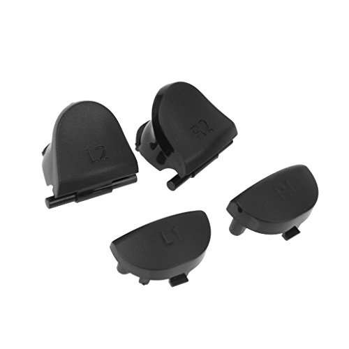 Gazechimp Ersatz L2 R2 L1 R1 Tasten Buttons Set für PS4 Controller Steuerung von Gazechimp