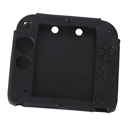 Gazechimp Schutzhülle aus Weiche Silikon Für Nintendo 2DS, Schutz vor Kratzern, Staub und Stöße und mehr, entfernen - Schwarz Gazechimp Schutzhülle aus Weiche Silikon Für Nintendo 2DS, Schutz vor Kratzern, Staub und Stöße und mehr, entfernen - Schwarz von Gazechimp
